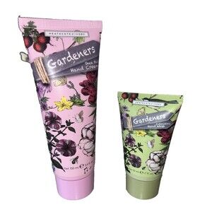 HEATHCOTE & IVORY Two Gardener’s Shea Butter Hand Cream 3.4 & 1.7 Fl Oz Sealed